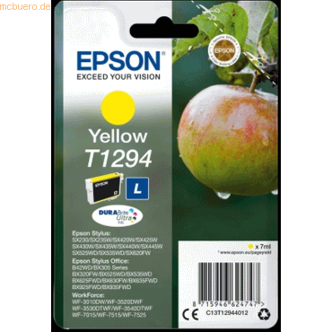 Epson Tintenpatrone Epson T1294 gelb