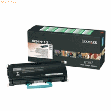 Lexmark Lasertoner Lexmark X264H11G schwarz