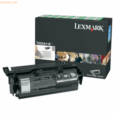 Lexmark Lasertoner Lexmark T650A11E schwarz