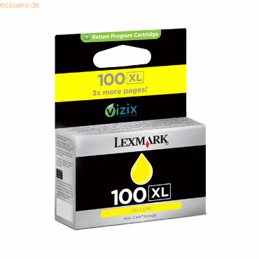 Lexmark Tintenpatrone Lexmark 14N1071E gelb