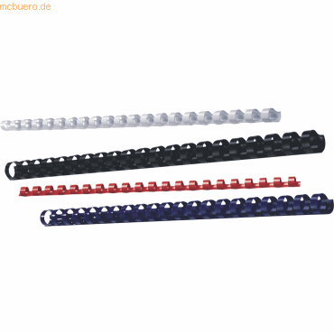 0033816097100 - Plastikbinderücken CombBind 4028183 schwarz US-Teilung 21 Ringe auf A4 28mm 0033816097100 GBC