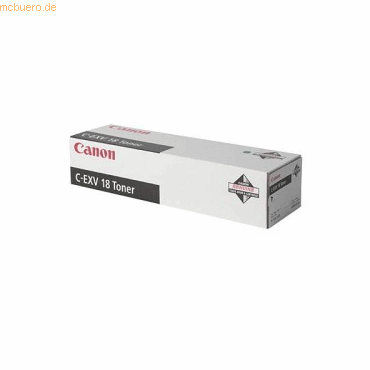 Canon Toner Canon CEXV18BK schwarz