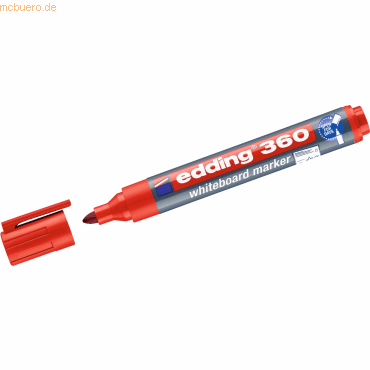 Edding Whiteboardmarker edding 360 nachfüllbar 1,5-3mm rot