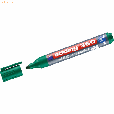 Edding Whiteboardmarker edding 360 nachfüllbar 1,5-3mm grün