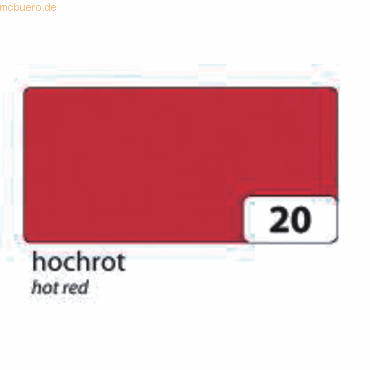 4001868061208 - Fotokarton (B)500 x (H)700 mm 300 g qm hochrot