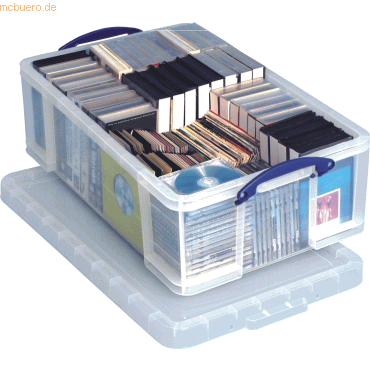 Really Useful Box Aufbewahrungsbox 50l 710x440x230mm PP transparent