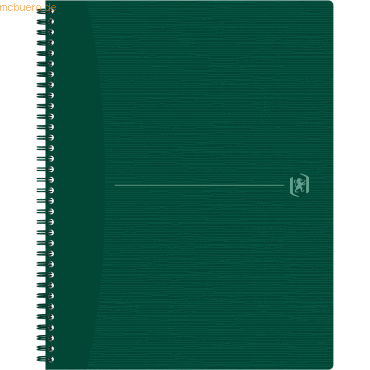 3020120168258 - Notizbuch A4+70BL kariert 5mm dkgrün 3020120168258 Oxford