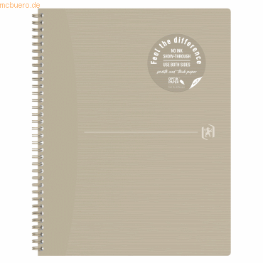 3020120168296 - 5 x Notizbuch Origins 400150009 A4+ 70 Blatt beige kariert 3020120168296 - 5 x Notizbuch Origins 400150009 A4+ 70 Blatt beige kariert