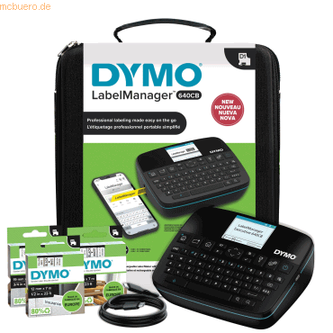 3026982021052 - DYMO® LabelManager™ 640 CB Beschriftungsgerät QWZ-Tastatur im KofferSet 3026982021052 - DYMO® LabelManager™ 640 CB Beschriftungsgerät QWZ-Tastatur im KofferSet
