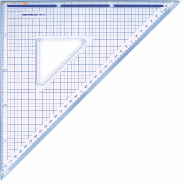 4012108167901 - Zeichendreieck 45 Grad 36cm transparent