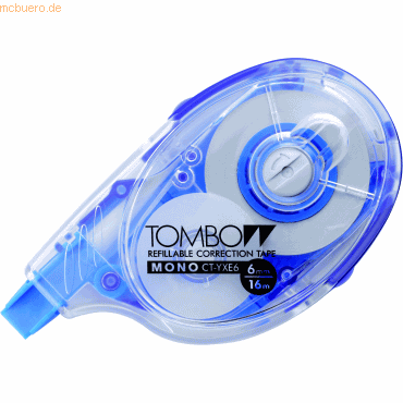 4003198402133 - Korrekturroller CT-YXE6 Mono blau transparent 6mm x 16m nachfüllbar 4003198402133 Tombow