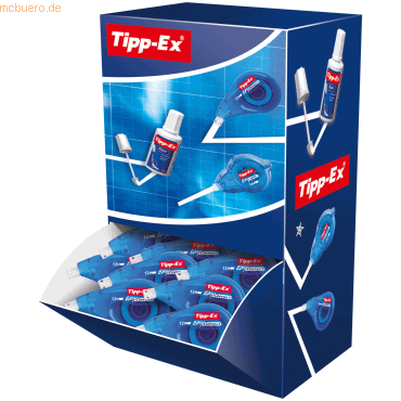 3086123277359 - Korrekturroller 895951 Easy Correct blau transparent 42mm x 12m Einweg in Display 3086123277359 15 Stück 3086123277359 - Korrekturroller 895951 Easy Correct blau transparent 42mm x 12m Einweg in Display 3086123277359 15 Stück