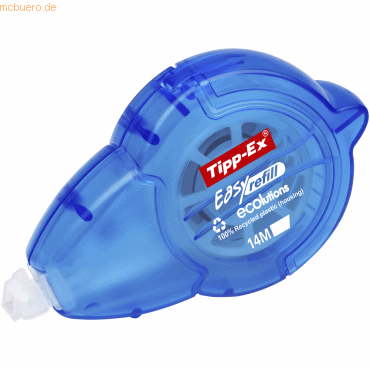 3086123277366 - Korrekturroller 895952 Easy Refill ecolutions blau transparent 5mm x 14m nachfüllbar 3086123277366 BIC 20 Stück 3086123277366 - Korrekturroller 895952 Easy Refill ecolutions blau transparent 5mm x 14m nachfüllbar 3086123277366 BIC 20 Stück