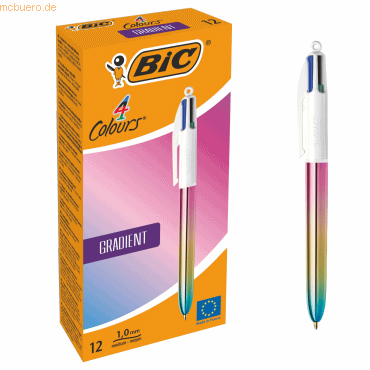 3086123714281 - 4-Colours Gradient Kugelschreiber - 03 mm - vierfarbig 3086123714281 BIC 3086123714281 - 4-Colours Gradient Kugelschreiber - 03 mm - vierfarbig 3086123714281 BIC