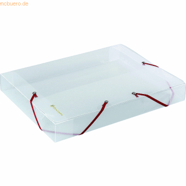 3130630059721 - Dokumentenbox Kristall 5972E transparent 700my für A4 40mm