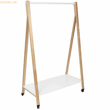 3129710017515 - Kleiderständer PMSLEEK mit Rollen FSC zertifiziert holz 3129710017515 Alba 3129710017515 - Kleiderständer PMSLEEK mit Rollen FSC zertifiziert holz 3129710017515 Alba