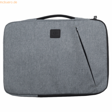 3130630171249 - Laptophülle Business für Laptops 13-14 gepolstert Griff & Reißverschlussfach B 370 x T 25 x H 280 mm Post-Consumer-Polyester grau 3130630171249 - Laptophülle Business für Laptops 13-14 gepolstert Griff & Reißverschlussfach B 370 x T 25 x H 280 mm Post-Consumer-Polyester grau