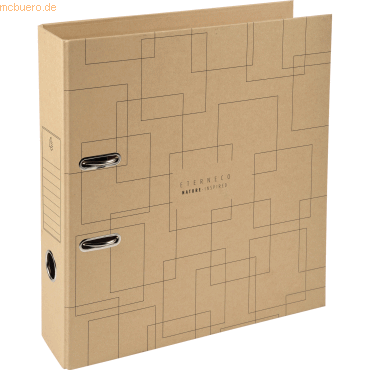 3130630538479 - Motivordner Eterneco braun gemustert Rechtecke 538470E A4 70mm breit 3130630538479 Exacompta