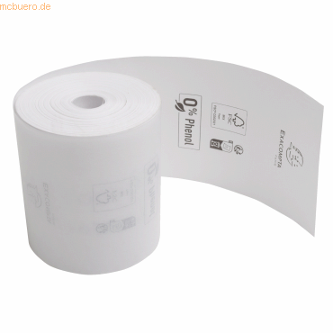 3130631407682 - Thermorolle 80x72mm x 76m (per 10) für KassenWaagen 3130631407682 10 Rolle 3130631407682 - Thermorolle 80x72mm x 76m (per 10) für KassenWaagen 3130631407682 10 Rolle