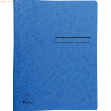 3130632402228 - Spiralhefter 240222E A4 blau Karton 355g Vorderdeckel opak 3130632402228 Exacompta