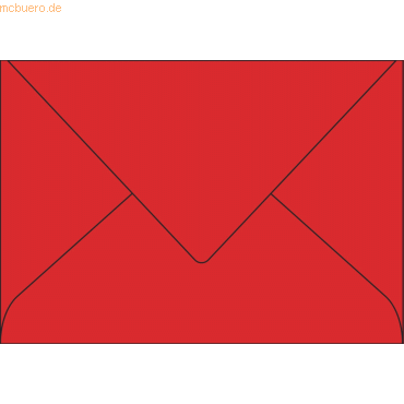 3329680558203 - 10 x Briefumschlag C5 120g qm kirschrot VE=20 Stück