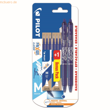 3131910427414 - PILOT Tintenroller FriXion Clicker 2270B4M2PM 04mm bl +6Minen 3131910427414 Pilot