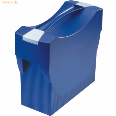 Han Hängemappenbox Swing 397x154x347mm blau mit Deckel