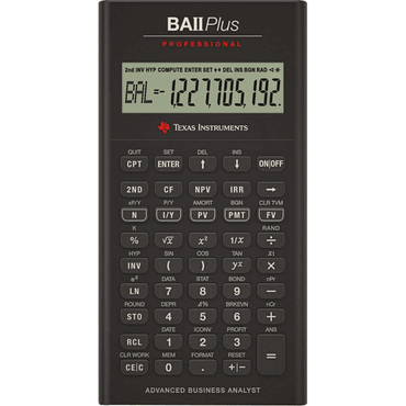 3243480107075 - Finanzrechner TI-BA II PLUS Professional 3243480107075 - Finanzrechner TI-BA II PLUS Professional
