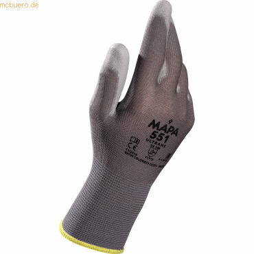 3245425514108 - Mapa Professional Ultrane 551 Mehrweg Arbeitshandschuhe PP (Polypropylen) Extra Extra Large (XXL) Grau 3245425514108 - Mapa Professional Ultrane 551 Mehrweg Arbeitshandschuhe PP (Polypropylen) Extra Extra Large (XXL) Grau