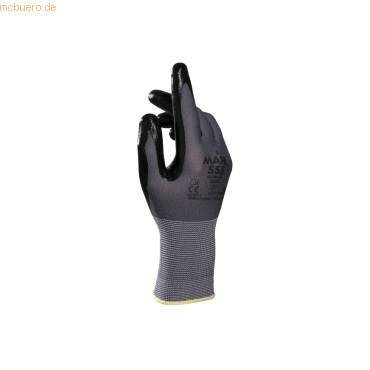 3245425531105 - Arbeitshandschuhe Ultrane 553 Nitril schwarz grau Größe 10 XL 3245425531105 Mapa 3245425531105 - Arbeitshandschuhe Ultrane 553 Nitril schwarz grau Größe 10 XL 3245425531105 Mapa