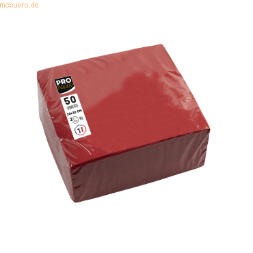 3281516220091 - Servietten rot 2-lagig 200 x 200 cm 3281516220091 50 Stück 3281516220091 - Servietten rot 2-lagig 200 x 200 cm 3281516220091 50 Stück