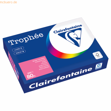 3329680001884 - Kopierpapier Trophée Color 1771PC eosin A4 80g 3329680001884 Clairefontaine 3329680001884 - Kopierpapier Trophée Color 1771PC eosin A4 80g 3329680001884 Clairefontaine