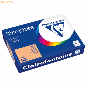 3329680002164 - Kopierpapier Trophée Color 1995PC aprikose A4 80g 3329680002164 500 Blatt 3329680002164 - Kopierpapier Trophée Color 1995PC aprikose A4 80g 3329680002164 500 Blatt