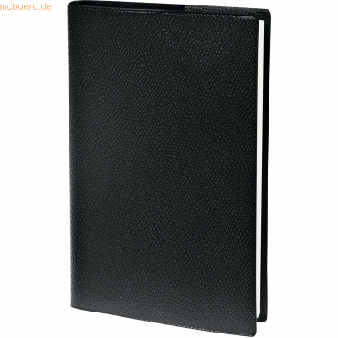 Quo Vadis Buchkalender Minister Prestige 16x24cm Impala schwarz 2025