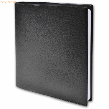 Quo Vadis Buchkalender Executif 16x16cm Impala schwarz 2025