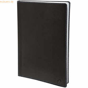 3371010350735 - Buchkalender Minister 16x24cm Toscana schwarz 2023