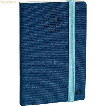 3371010426294 - Buchkalender Pre 16 21x27cm 16 Monaten Everest blau 2023