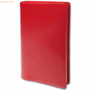 3371010436217 - Buchkalender Pre 777 21x27cm Luna Leder rot 2023