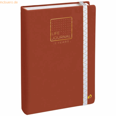 3371010445967 - Life Journal 21 3 Year terrakotta 3371010445967 - Life Journal 21 3 Year terrakotta