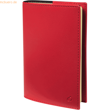 Quo Vadis Buchkalender Pre Prestige 21x27cm Soho rot 2025