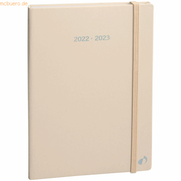 3371010461165 - Buchkalender Plan Note 15 15x21cm Pastel Kaffee 2023