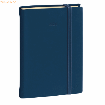 3371010466719 - Buchkalender Pre Prestige 21x27cm Silk marineblau 2023