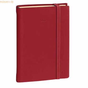 Quo Vadis Kalender Daily Pocket 8,8x13cm Silk bordeaux 2025