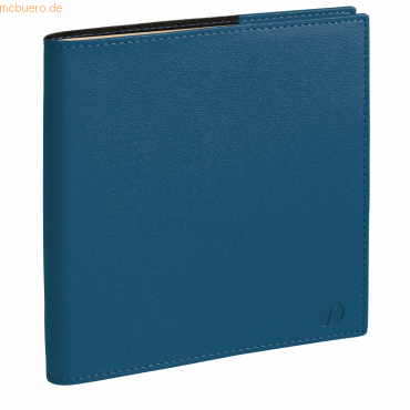 Quo Vadis Buchkalender Executif Prestige 16x16cm Soho stahlblau 2025