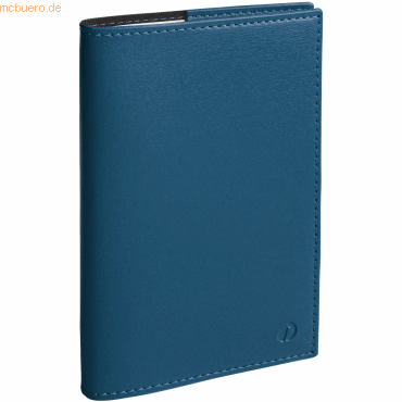 3371010488995 - Buchkalender Minister 16x24cm Soho stahlblau 2023