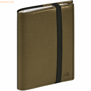 Quo Vadis Terminkalender Time & Life Pocket 10x15cm Metallic-Khaki 202