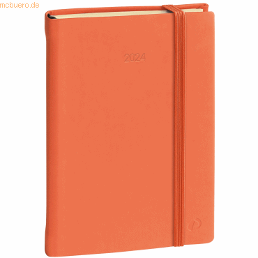 3371010504183 - Buchkalender Minister Prestige 16x24cm Silk orange 2024