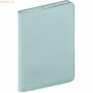 3371010520268 - Kalender Geschäft 10x15cm 13 Monaten Leder Tania wassergrün