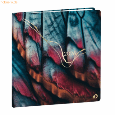 3371010537112 - Buchkalender Executif 16x16cm Hipsy Schmetterling 2026 3371010537112 - Buchkalender Executif 16x16cm Hipsy Schmetterling 2026