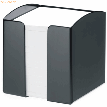 6 x Durable Zettelbox Trend 10x10x10,5cm schwarz